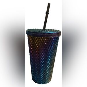 Starbucks Multicolor Textured 16-oz Tumbler with Matching Straw